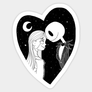 Jack and Sally Sticker